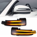 Nslumo Smoked Led Dynamic Side Mirror Blinker W Turn Signal Light Assembly Kit For Mercedes Benz C E S Cla Cls Glk 