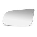 Factory Style Flat Side View Mirror Glass Lens Compatible With Buick Riviera 1986-1993 Driver Left Silver Reflective