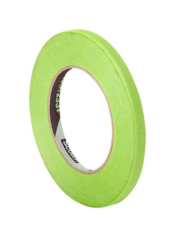 3m 401 125 X 60yd High Performance Masking Tape 0 60 Yards Roll Crepe Paper Green