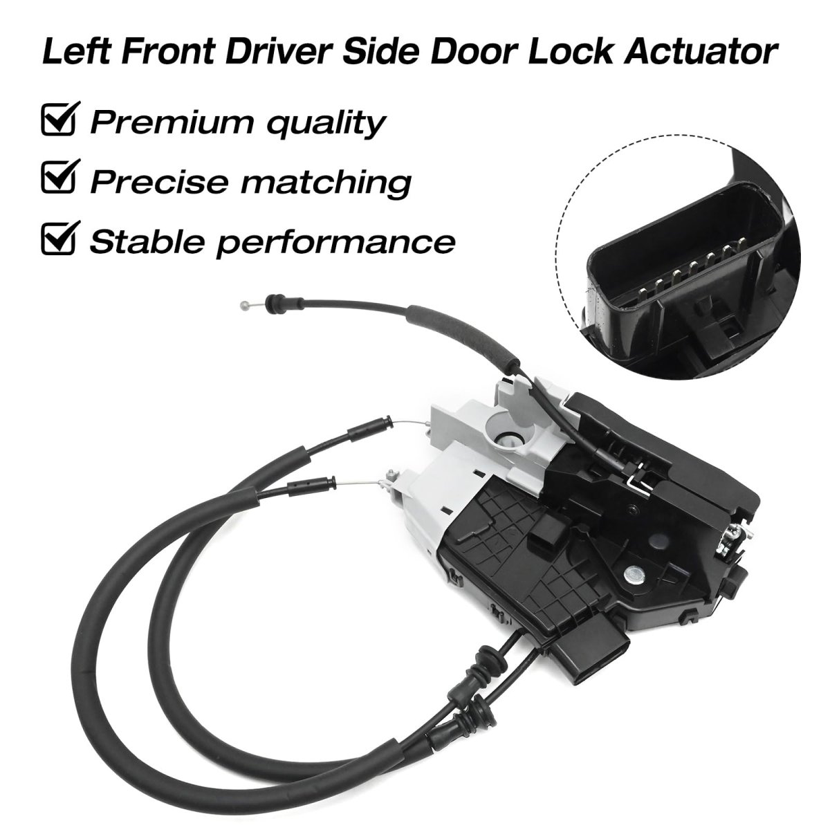Saihisday 81310-d3010 Left Front Driver Side Door Lock Actuator Latch Assembly Replacement For Hyundai Tucson 2016-2020 Sport