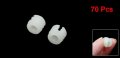 Uxcell 70 Pcs Furniture Connector Fittings White Hard Plastic Pre-inserted Nut