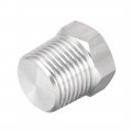 3 8npt Male Outer Hex Head Plug 304 Stainless Steel Solid Thread Corrosion Resistant Bung Pipe Fitting 
