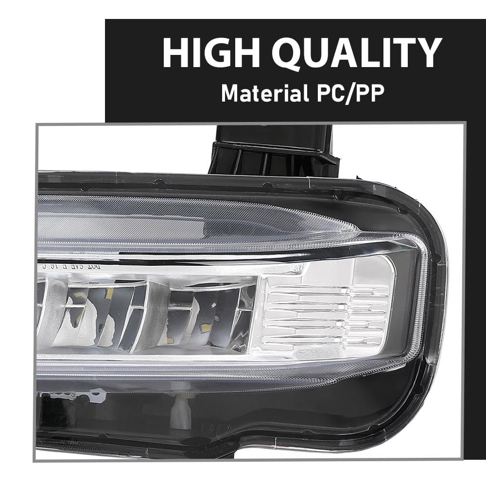 Led Front Left Fog Light Lamp Assembly For Ford Explorer 2020-2024 Except Timberline Model Driver Side Lb5z15201a Lb5z15201b