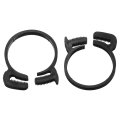 2 Pcs Adjustable Double Snap Grip Hose Clamps Plastic 37 5-39 5 Mm 1 48-1 56 Inches Inner Dia Several Ratcheting Tubing Clamp 