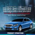 Grille Trim Grill Driver Left Side Outer Exterior Chrome For Benz E350 E400 2014 2016 Fits Models Without Amg Styling Package