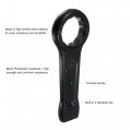 Uxcell 75mm Box End Ring Type Wrench High Tensile Steel Single Head Hand Tool