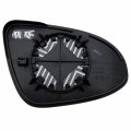 Driver Left Side Mirror Glass Assembly With Plastic Back Plate Heated Compatible 2014-2019 Toyota Corolla