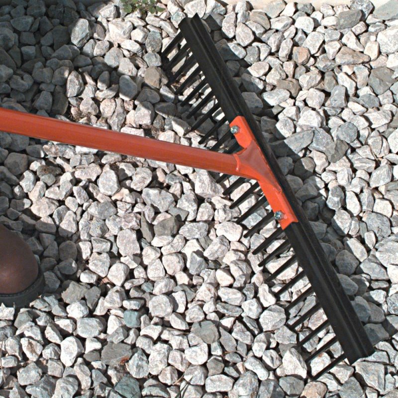 A M Leonard All Steel Straight Rake 24 Inches