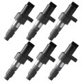 Ignition Coils 4-pins High Performance Coil Fit 2003-2008 For Jaguar S-type 3 0l V6 2001-2005 X-type 2 5l Uf435 Set Of 6 