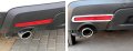 Car Accessories For Ford Explorer 2011-2014 Abs Chrome Front Tail Rear Back Fog Light Lamp Cover Trims 4pcs