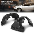 Front Fender Liner Splash Shield Pair For Ford Focus S Se 2012 2018 Lh Driver And Rh Passenger Side Am5z16102a Am5z16103a Black