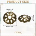 10pcs Cabinet Knob Backplate 0 98 Inch Porous Shape Brass Washers Classical Furniture Decoration Gasket For Drawer Cupboard