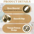 10pcs Cabinet Knob Backplate 0 98 Inch Porous Shape Brass Washers Classical Furniture Decoration Gasket For Drawer Cupboard