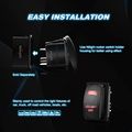 Nilight Led Light Bar Rocker Switch Red 5pin Laser On Off 20a 12v 10a 24v Jumper Wires Set 2 Years 