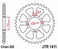 Jt Sprockets Jtr1411 50 50t Steel Rear Sprocket 