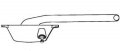 Casement Window Operator Right Hand Single Arm White Bronze 9 5 In Long Die Cast Metal 