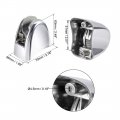 Uxcell Shower Head Holder Adjustable Abs Wall Mount Handheld Bracket Silver Tone 2pcs