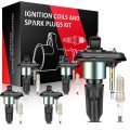 5 Ignition Coils With Iridium Spark Plugs For Chevrolet Gmc Olds Saab Isuzu Trailblazer Envoy Rainer Colorado Canyon Uf303 