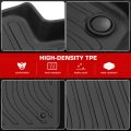 Ikon Motorsports 3d Tpe Floor Mats For 2018-2024 Volkswagen Tiguan 7 Seats All Weather Waterproof Anti-slip Liners Front 2nd