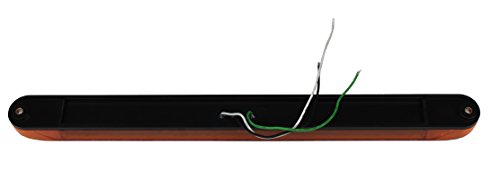 Amber 17 In Sealed Led Waterproof Submersible Light Bar Turn Tail Clearance Marker Identification For Truck And Trailer Kl-10sw