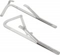Attic Ladder Spreader Hinge Arms Replacement Kit For Werner 55-1 2006 And Older Silver 
