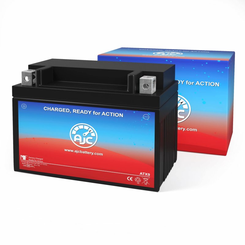 Ajc Battery For Kawasaki Zx600-g J Ninja Zx6-r 600cc Motorcycle 1998-2008