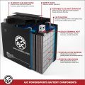 Ajc Battery For Kawasaki Zx600-g J Ninja Zx6-r 600cc Motorcycle 1998-2008