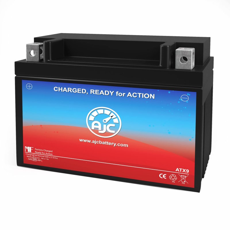 Ajc Battery For Kawasaki Zx600-g J Ninja Zx6-r 600cc Motorcycle 1998-2008