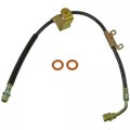 A-partrix 1pcs Front Right Brake Line Hose Hydraulic Fits Chevrolet Avalanche 2500 2002-2006 Chevy Cheyenne 2008-2009 P2496 