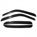 Window Visor For 2001-2006 Chevy Silverado Gmc Sierra Crew Cab Slim Style Acrylic Smoke Tinted 4pcs Sun Rain Guard Wind Vent 