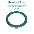 2pcs 1 4 X 60 Yard Graphic Tape Whiteboard Grid Marking Pinstripe Chart Line Green