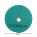 10pcs 4 Diamond Polishing Pads Wet Dry Set 1500 Grit Stone Marble Granite Glass Travertine Concrete