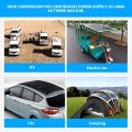 100w Solar Battery Trickle Charger Maintainer 18v Panel Charging Kit High Conversion Efficiency Type C 3 Dc Dual Usb Ports