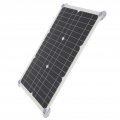 100w Solar Battery Trickle Charger Maintainer 18v Panel Charging Kit High Conversion Efficiency Type C 3 Dc Dual Usb Ports 
