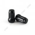 Customadeonly 20 Pieces 1 377 35mm Tall Spline Close End Black Lug Nuts Thread Pitch 2 Rh Rims Conical Seat