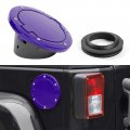 Purple Aluminum Alloy Gas Tank Door Fuel Filler Cover For Jeep Wrangler Jk Jku 2007 2018 Non Locking Exterior Accessories 