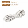 Uxcell Screen Spline 15m 49 21ft Silicone Sealing Strip Window Retainer 4 5mm Od White