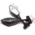Httmt Mt252-014- New Turn Signal Integrated Mirrors Compatible With Yzf 600 R1 Fzr600 Fz1 Fzr Carbon