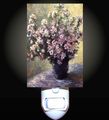 Vase Of Flowers By Monet Decorative Night Light 