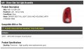 Left Driver Side Tail Light Assembly With Chrome Trim Compatible 2011-2016 Mini Cooper Countryman
