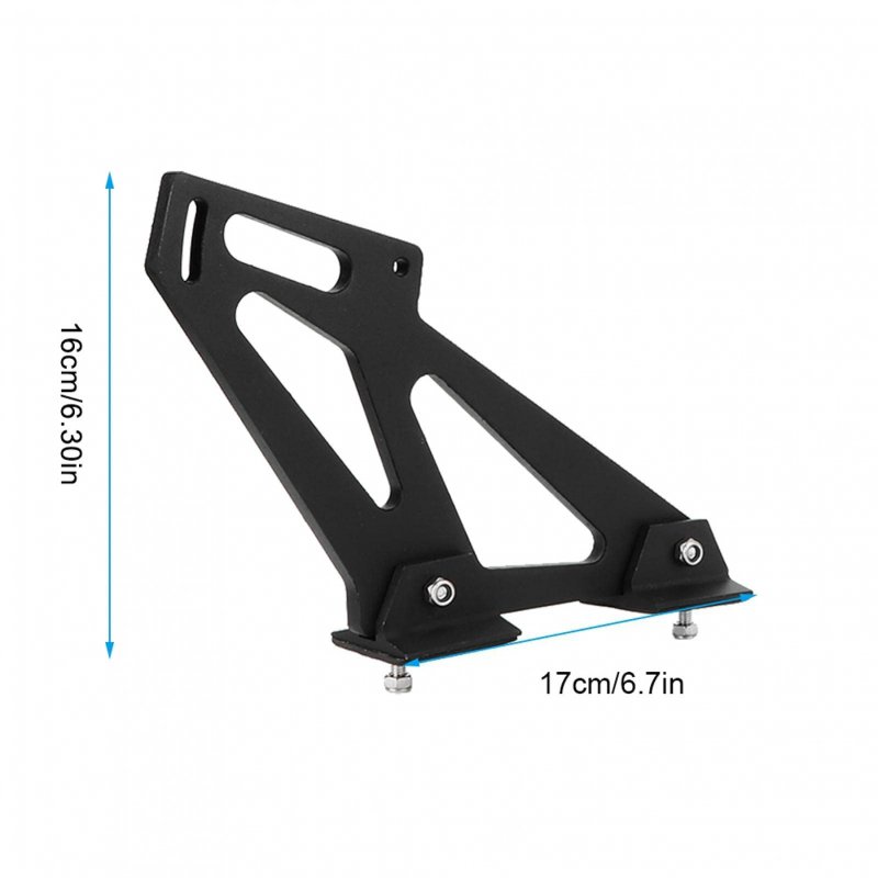 Akozon Spoiler Mount Brackets Universal Caring Cnc Aluminum Alloy Rear Wing Trunk Racing Tail Legs Mount