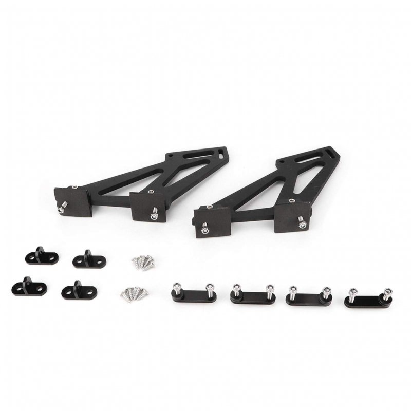 Akozon Spoiler Mount Brackets Universal Caring Cnc Aluminum Alloy Rear Wing Trunk Racing Tail Legs Mount