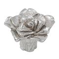 Vicenza Designs K1205 Carlotta Rose Knob Small Polished Nickel 