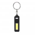 Nc Portable Mini Cob Led Keychain Camping Work Light Pocket Flashlight For Outdoor Hiking Fishing Color Black 