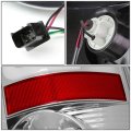 Auto Dynasty 3d Red Led Bar Rear Tail Lights Brake Lamps Compatible With Dodge Ram 1500 2500 3500 02-06 Driver And Passenger