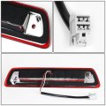 Compatible With 09-14 Ford F150 3d Led Bar Tail Light Dual-row 3rd Third Brake Cargo Lamp Chrome Red