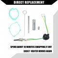 Hihaha 12v Glow Plug Repair Kit With Pin Screen Gasket Glow Removal Tool For Eberspaecher Airtronic D4 88w-98w Air Diesel