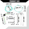 Hihaha 12v Glow Plug Repair Kit With Pin Screen Gasket Glow Removal Tool For Eberspaecher Airtronic D4 88w-98w Air Diesel
