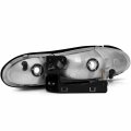 Ocpty Compatible For Chevrolet Camaro 1998-2002 Headlight Headlamps Black Housing Clear Reflector