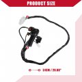 Hihaha Headlight Speedomotor Gauges Wiring Harness For Suzuki Gsxr 600 2006-2007 Inner Durable Rubber 1 Set Black